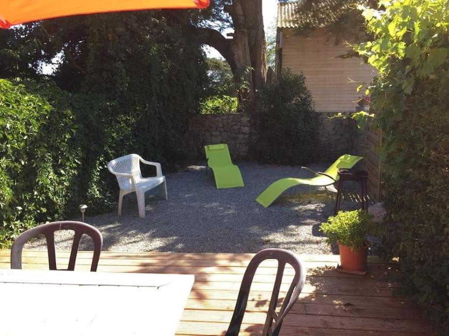 Meuble Sur L'Ile De Tascon A 300 M De La Plage Saint-Armel Exterior foto
