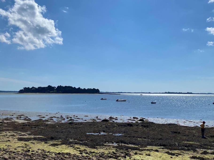 Meuble Sur L'Ile De Tascon A 300 M De La Plage Saint-Armel Exterior foto